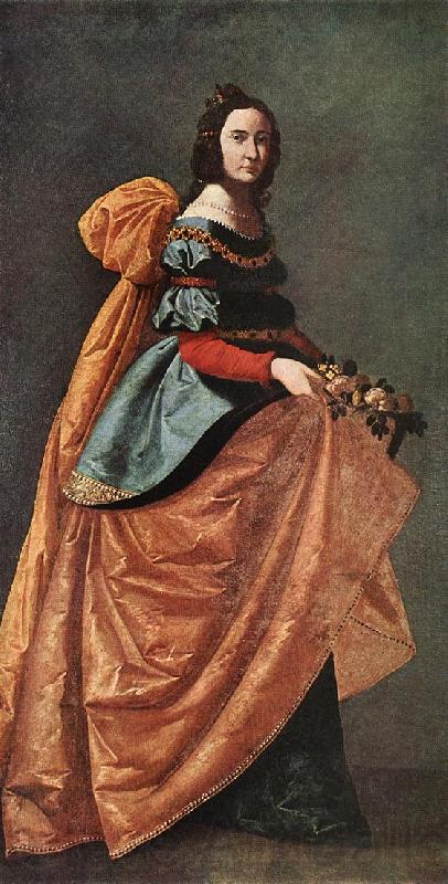 Francisco de Zurbaran St Casilda of Burgos Norge oil painting art
